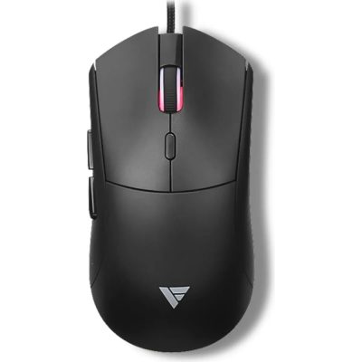 Mouse Gamer Force One Blackpulse Usb — 12.800 Dpi, Rgb 13 Modos E Polling Rate 1000 Hz