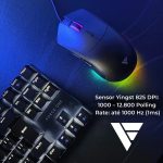 Mouse Gamer Force One Blackpulse Usb — 12.800 Dpi, Rgb 13 Modos E Polling Rate 1000 Hz Mouse Gamer Force One Blackpulse Usb — 12.800 Dpi, Rgb 13 Modos E Polling Rate 1000 Hz