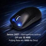 Mouse Gamer Force One Supernova V2 Usb — Sensor Pixart 3327, 12.400 Dpi, Rgb E 50 Mi De Cliques Mouse Gamer Force One Supernova V2 Usb — Sensor Pixart 3327, 12.400 Dpi, Rgb E 50 Mi De Cliques