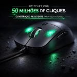 Mouse Gamer Force One Supernova V2 Usb — Sensor Pixart 3327, 12.400 Dpi, Rgb E 50 Mi De Cliques Mouse Gamer Force One Supernova V2 Usb — Sensor Pixart 3327, 12.400 Dpi, Rgb E 50 Mi De Cliques