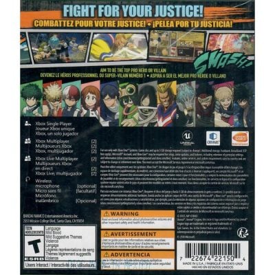 My Hero One's Justice - Xbox One (Novo)