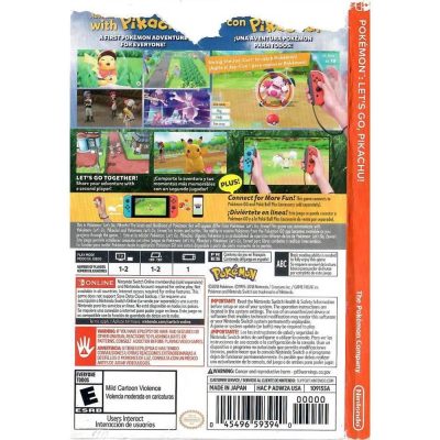 Pokémon Lets Go Pikachu - Nintendo Switch (Usado)
