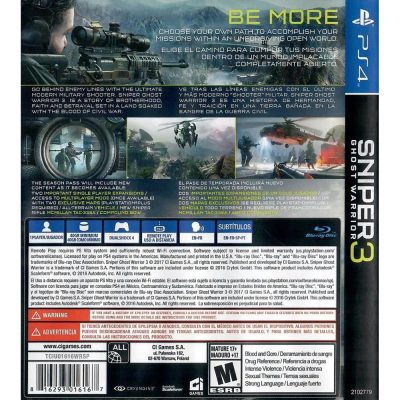 Sniper Ghost Warrior 3 Season Pass Edition - Ps4 (Usado)