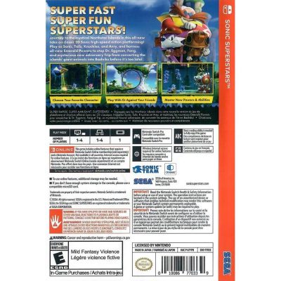 Sonic Superstars - Nintendo Switch (Usado)