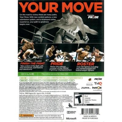 Ufc Undisputed 3 - Xbox 360 (Usado)