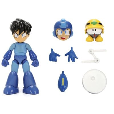 Action Figure Mega Man Sem Capacete Com Met 4,5" - Jada Toys