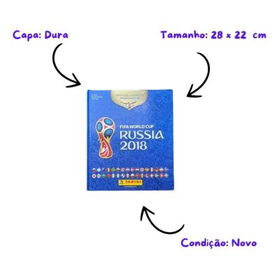 Album Fifa World Cup Russia 2018 (Capa Dura) (Novo)