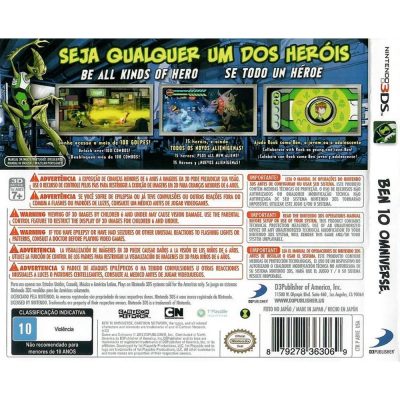 Ben 10 Omniverse - Nintendo 3Ds (Seminovo)