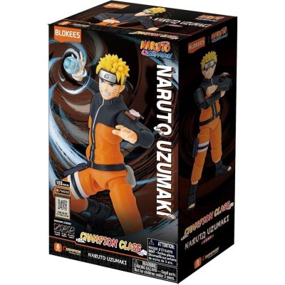 Blokees Naruto Champion Class 02 - Naruto Uzumaki Model Kit Articulado Com 103 Peças