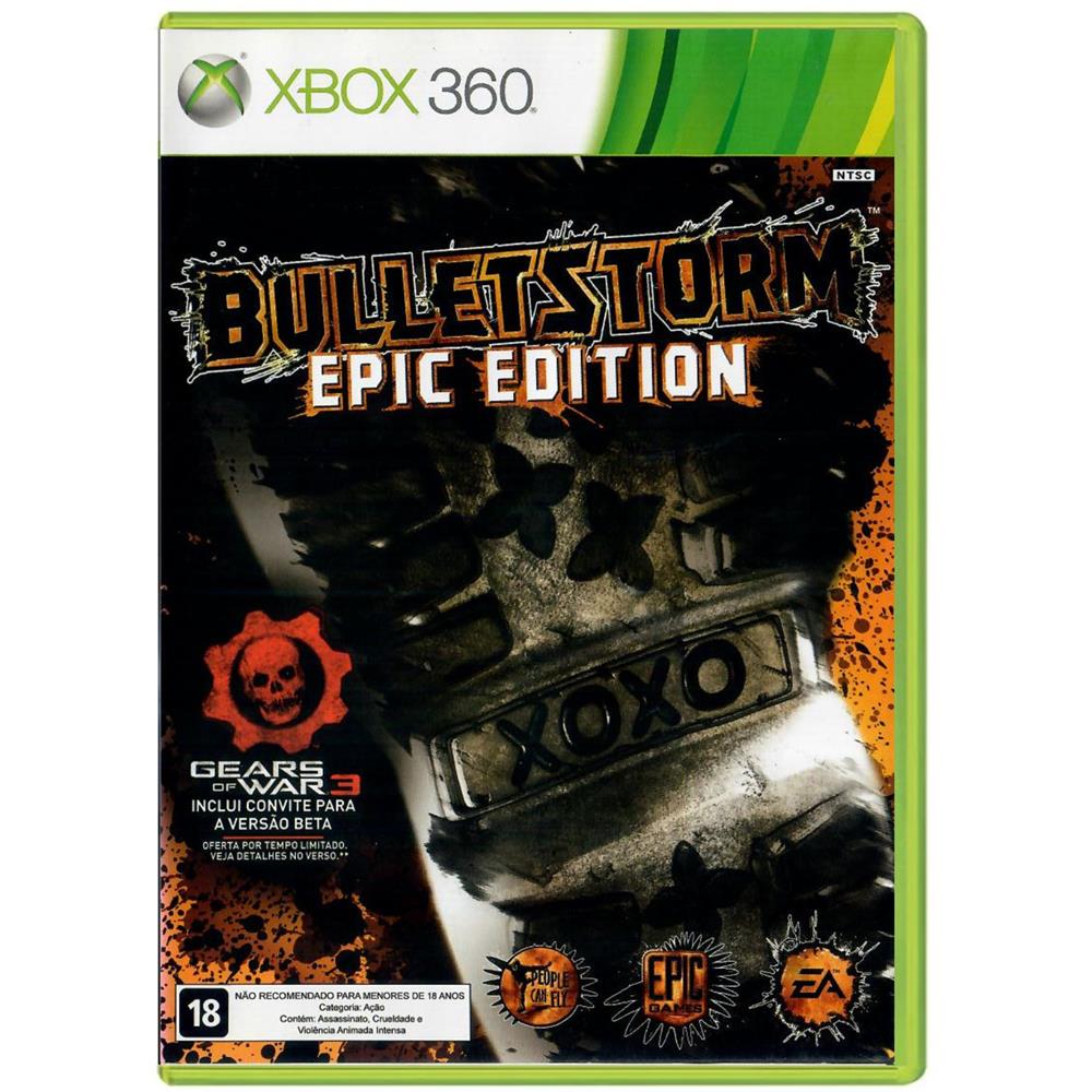 Bulletstorm: Epic Edition – Xbox 360 (Seminovo) Bulletstorm: Epic Edition - Xbox 360 (Seminovo)