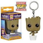 Chaveiro Funko Pocket Pop! Keychain Marvel – Dancing Groot Bobble-Head