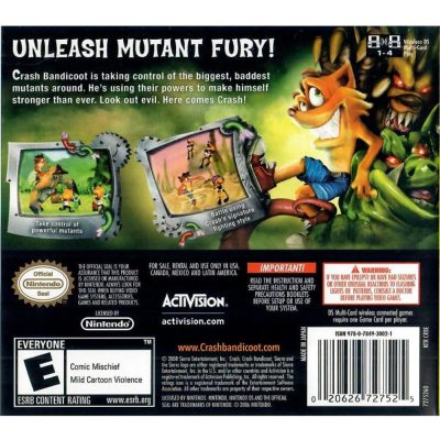 Crash Mind Over Mutant - Nintendo Ds (Seminovo)