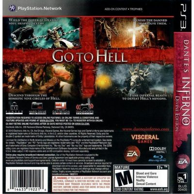 Dantes Inferno Divine Edition - Ps3 (Usado)