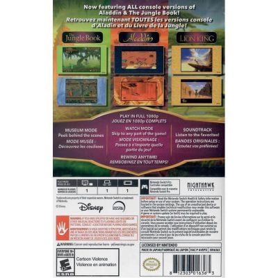 Disney Classic Games Collection (Jungle Book, Rei Leão E Aladdin) - Nintendo Switch (Seminovo)