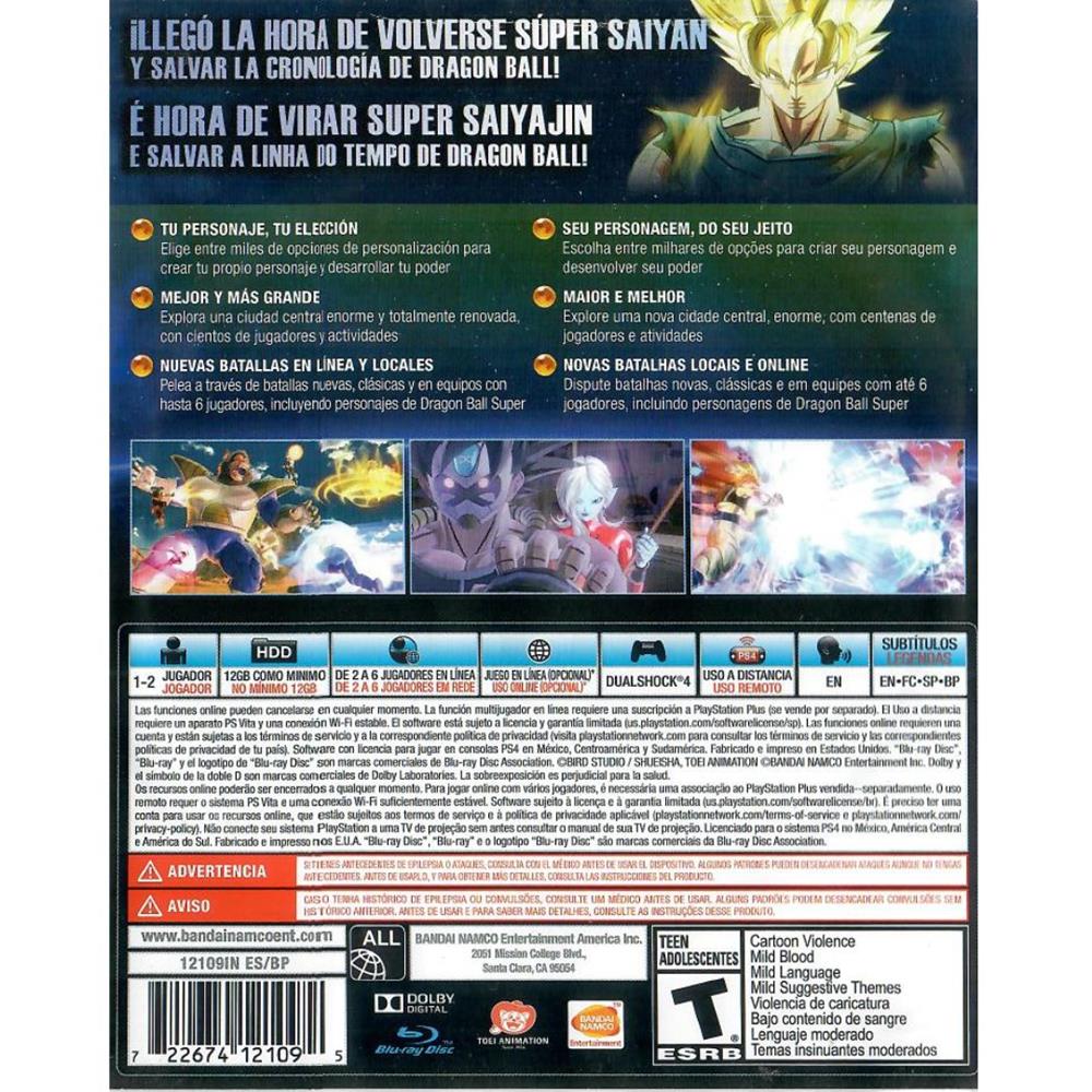 Dragon Ball Xenoverse 2 - Ps4 (Usado)