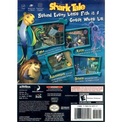 Dream Works Shark Tale - Game Cube (Sem Manual) (Seminovo)