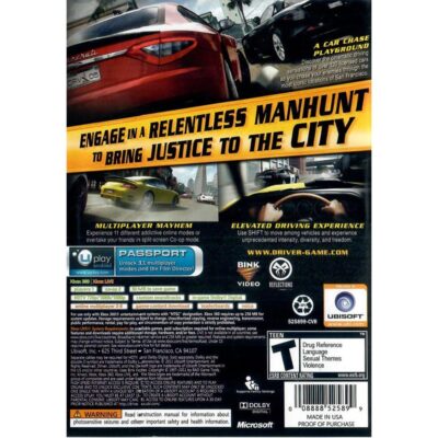 Driver San Francisco - Xbox 360 (Seminovo)