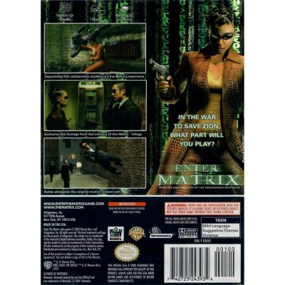 Enter Matrix - Game Cube (Usado) (Sem Manual)