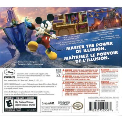 Epic Mickey Power Of Illusion - Nintendo 3Ds (Seminovo)