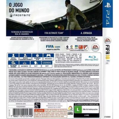 Fifa 18 - Ps4 (Usado)