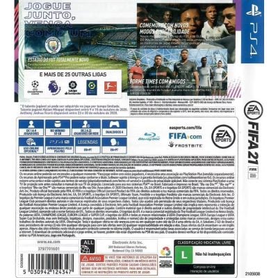 Fifa 21 - Ps4 (Usado)