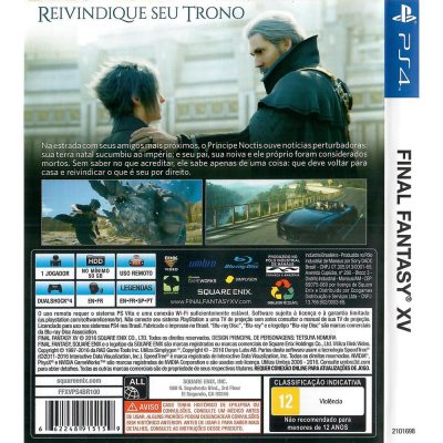 Final Fantasy Xv - Ps4 (Usado)
