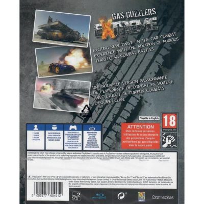 Gas Guzzers Extreme - Ps4 (Novo) (Europeu)