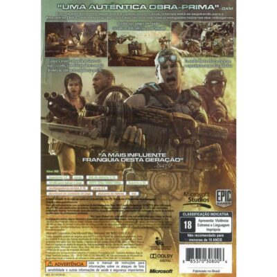 Gears Of War 3 - Xbox 360 (Usado) (Mancha)