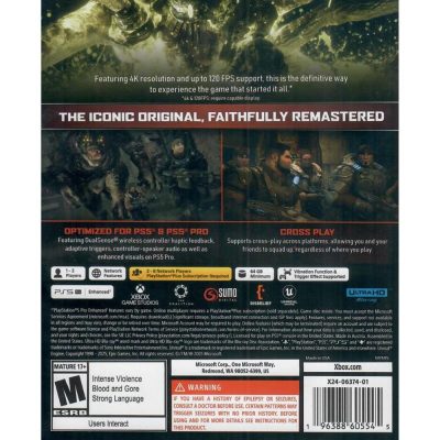 Gears Of War Reloeaded - Ps5 (Novo)