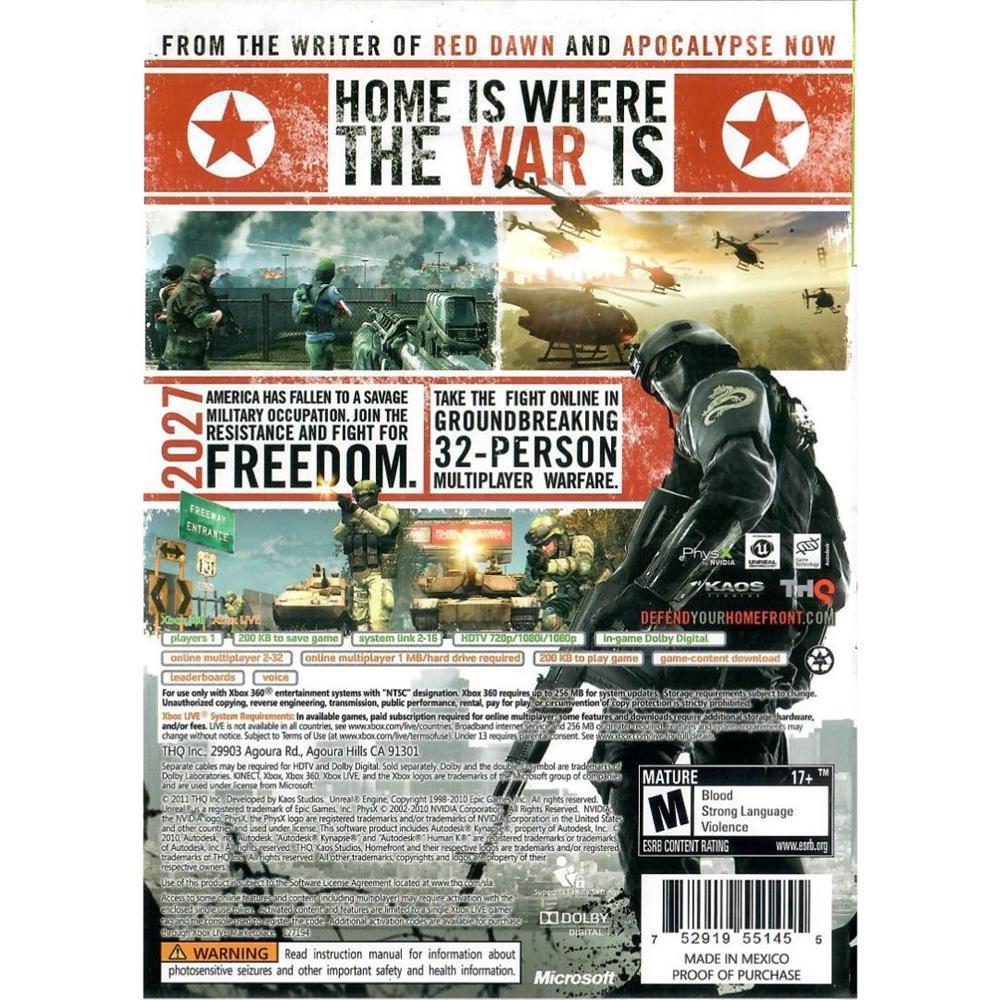 Homefront - Xbox 360 (Seminovo)