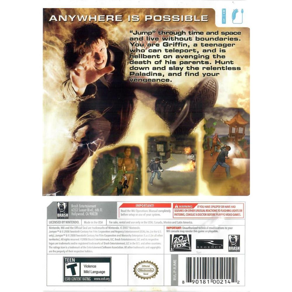 Jumper - Nintendo Wii (Usado)