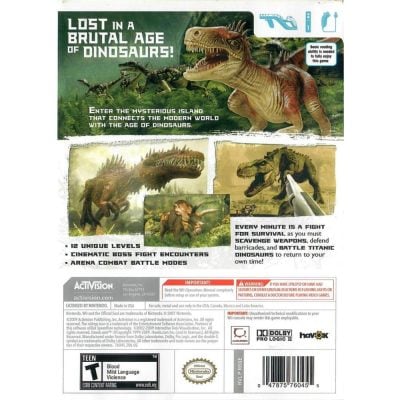 Jurassic The Hunted - Nintendo Wii (Seminovo)