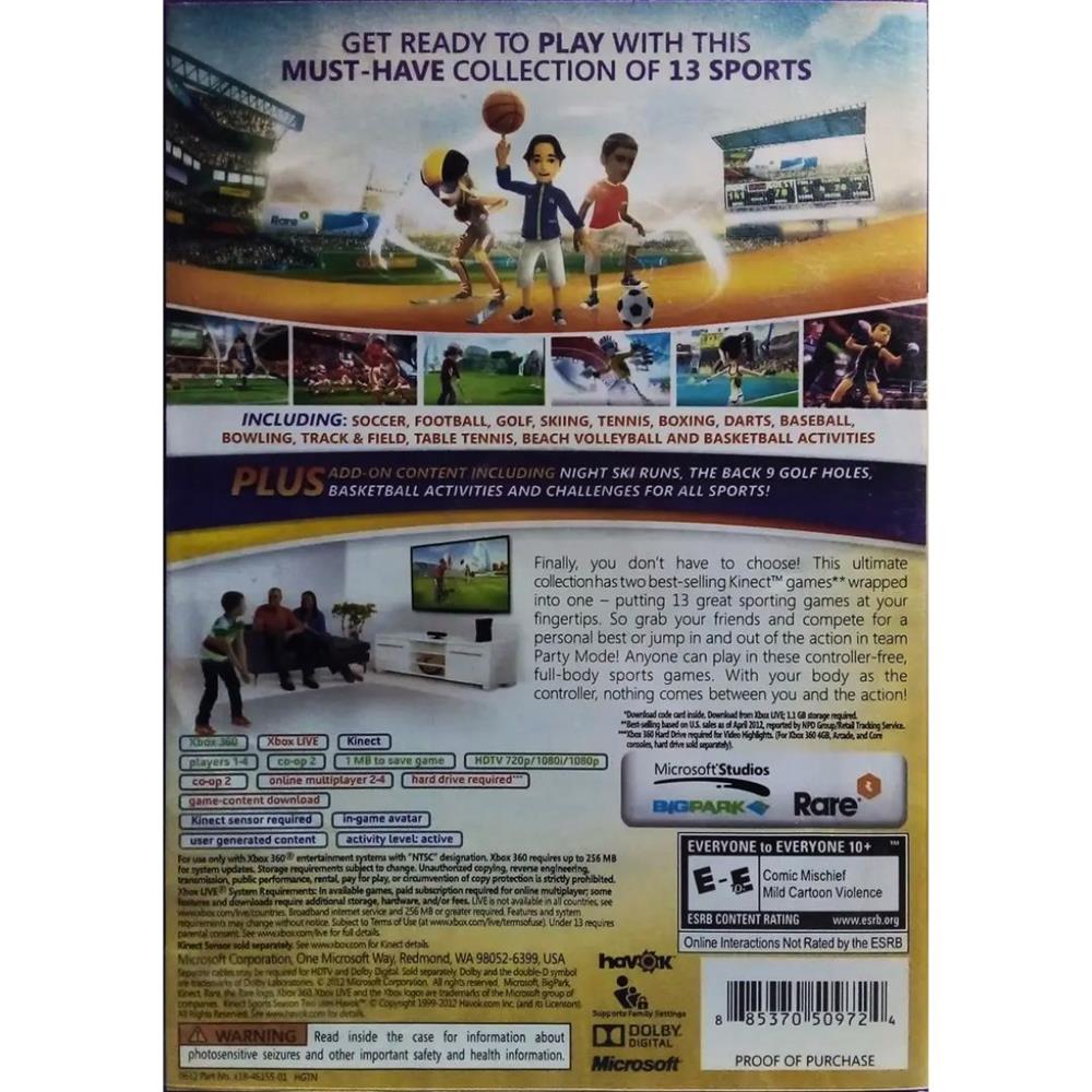 Kinect Sports Ultimate Collection - Xbox 360 (Usado)