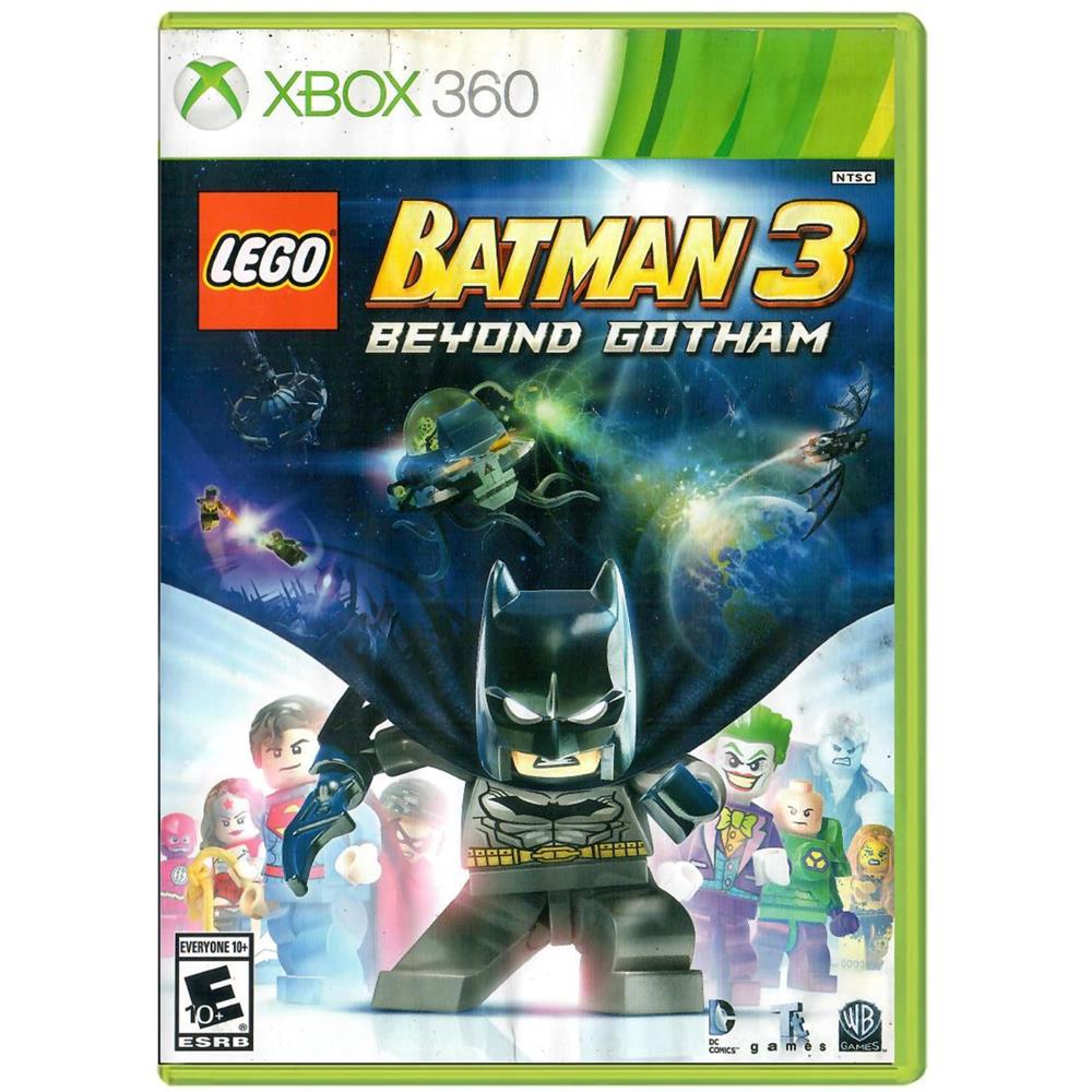 Lego Batman 3 Beyond Gotham – Xbox 360 (Usado) (Sem Manual) Lego Batman 3 Beyond Gotham - Xbox 360 (Usado) (Sem Manual)
