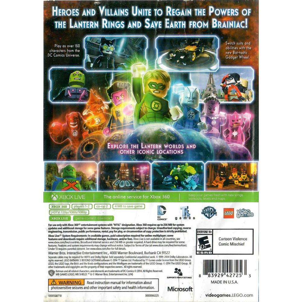Lego Batman 3 Beyond Gotham - Xbox 360 (Usado) (Sem Manual)
