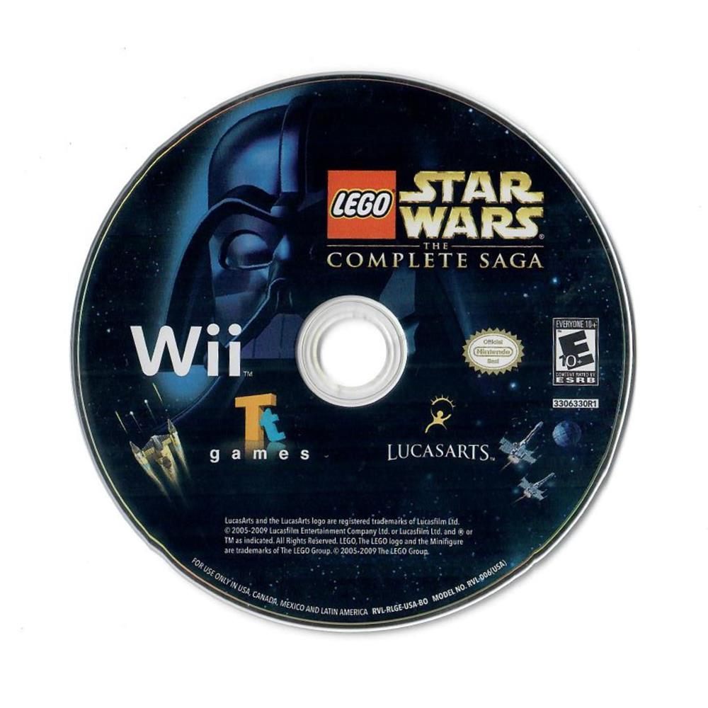 Lego Star Wars The Complete Saga – Nintendo Wii (Usado) (Somente O Disco) Lego Star Wars The Complete Saga - Nintendo Wii (Usado) (Somente O Disco)