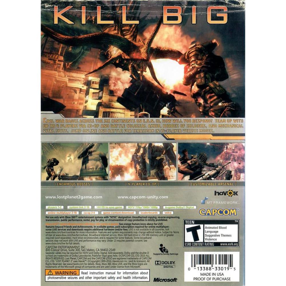 Lost Planet 2 - Xbox 360 (Usado)