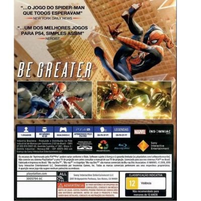 Marvel Spider Man - Ps4 (Usado) (Capa) (Encarte)