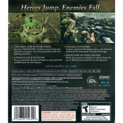 Medal Of Honor Airborne - Ps3 (Usado)