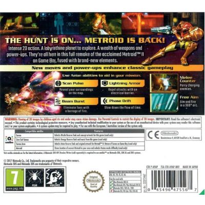 Metroid Samus Returns - 3Ds (Europeu) (Seminovo)