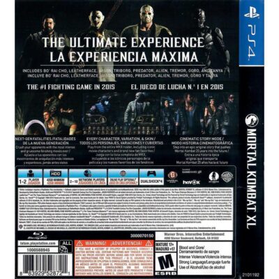 Mortal Kombat Xl - Ps4 (Usado)
