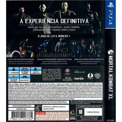 Mortal Kombat Xl - Ps4 (Usado) (Trava Do Disco)