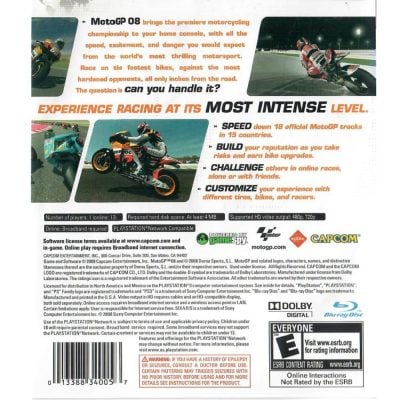 Moto Gp 08 - Ps3 (Seminovo)