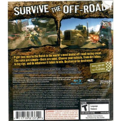 Motorstorm - Ps3 (Greatest Hits) (Usado)