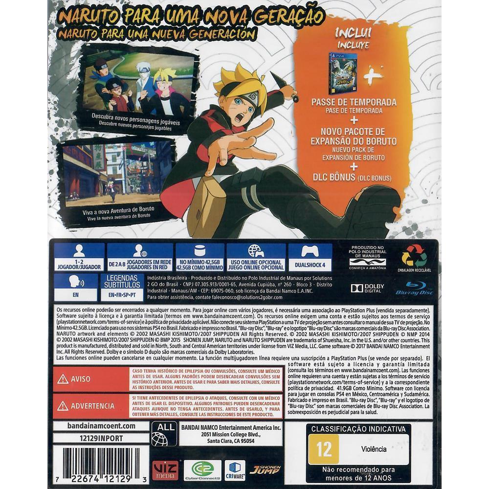 Naruto Shippuden Ultimate Ninja Storm 4 Road To Boruto - Ps4 (Usado)