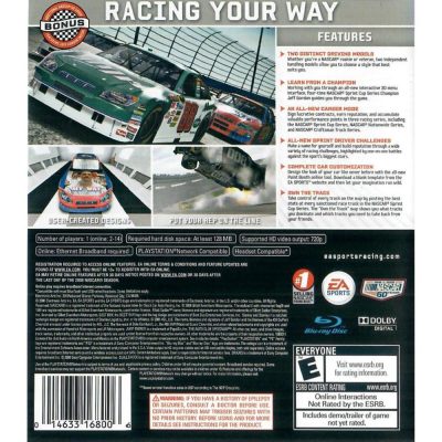 Nascar 09 - Ps3 (Usado)