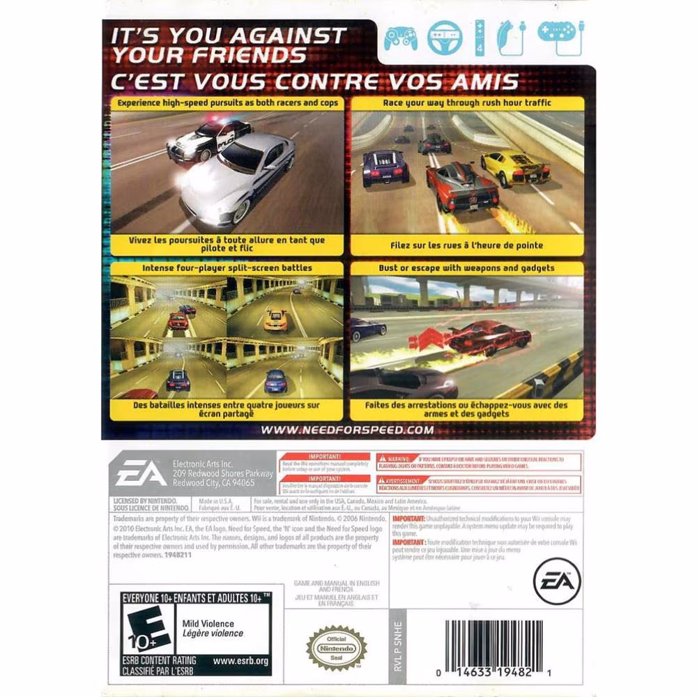 Need For Speed Hot Pursuit - Nintendo Wii