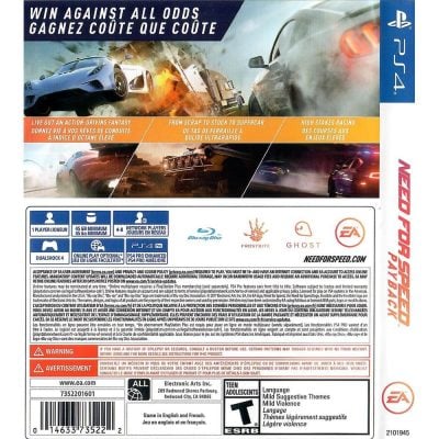 Need For Speed Payback - Ps4 (Usado)