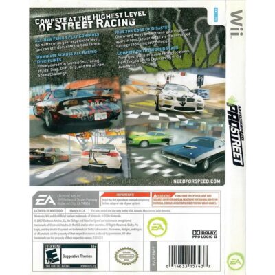 Need For Speed Pro Street - Nintendo Wii (Usado)
