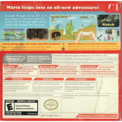 New Super Mario Bros Wii - Nintendo Wii (Usado) (Caixinha De Papelao)